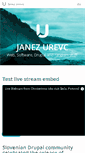 Mobile Screenshot of janezurevc.name
